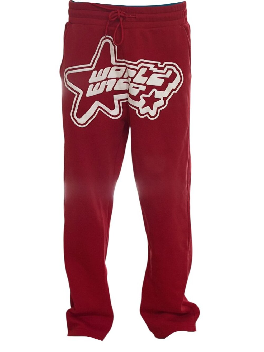 FSNB Mens Baggy Red Sweatpants
